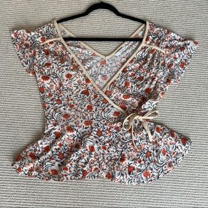 Lucky brand wrap shirt